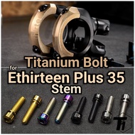 Titanium Bolt for E13+ 35 Stem | Ethirteen Plus 35 Stem MTB ENDURO DH TRAIL | Titanium Screw Grade 5 Singapore