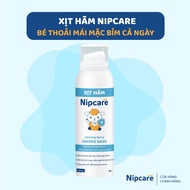 Xịt hăm Nipcare Novocare 80ml - vệ sinh khi thay tã bỉm giảm triệu chứng kích ứng mẩn đỏ do hăm bỉm