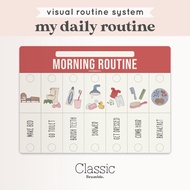 Bramble – Daily Routine Flip Board for Kids | Visual Schedule Chart | Autism, ADHD, PECS, Homeschool