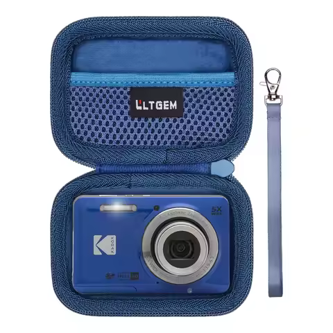 LTGEM Camera Case for Kodak PIXPRO Friendly Zoom FZ41/FZ43/FZ45/FZ53/FZ55 Digital Camera - Travel Ba