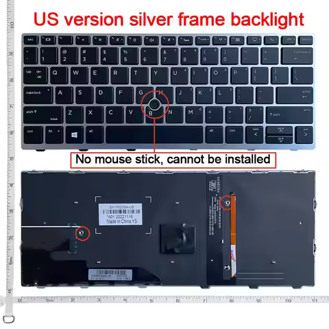 US Backlit New Keyboard FOR HP Elitebook 730 G5/735 G5/830 G5/835 G5/836 G5/HSN-I12C HSN-I30C laptop