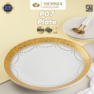 Vicenza Piring Makan 16 inch P07 Motif Padi