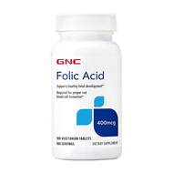 GNC健安喜Folic Acid葉酸100粒非活性葉酸