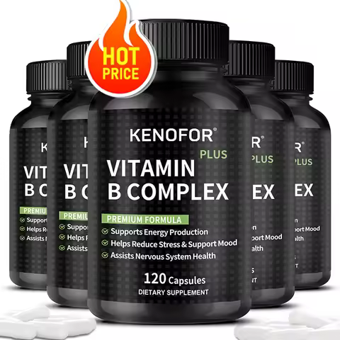 B Complex Capsules, Support Energy Metabolism, Nervous System Wellness, Hair Skin Nail, Cardiovascul