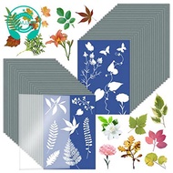 1Set Cyanotype Paper A5  Art Kit High Sensitive Sun Paper  Printing Kit Drawing Art Paper