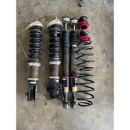Toyota Vios NCP42 Bc Racing Adjustable / Coilover HLHS Original Halfcut Japan