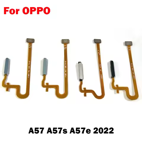 For Oppo A57 A57s A57e 2022 Power Button Side Key Switch Control Button Touch ID Home Fingerprint Se