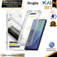 Bộ 2 Miếng Dán cường lực kèm khung dán Samsung Galaxy Z Fold 7 Kai.N RINGKE Cover Display Tempered G
