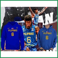 → ☾ ┴ Gilas Pilipinas hoodie jacket / Jordan Clarkson number 6