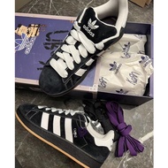 Adidas Campus Style Trendy 00s Campus Style and Black White Color Matching Is a Must-have Item for L