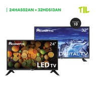 Aconatic LED Analog TV Digital TV HD แอลอีดี อนาล็อกทีวี ดิจิตอลทีวี ขนาด 24 นิ้ว และ 32 นิ้ว (รับปร