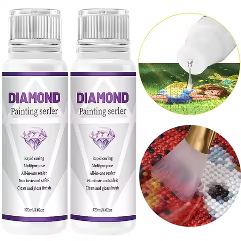 25-240ML Diamond Painting Sealer 5D Diamond Painting Glue Permanent Hold DIY Conserver Puzzle Glue D