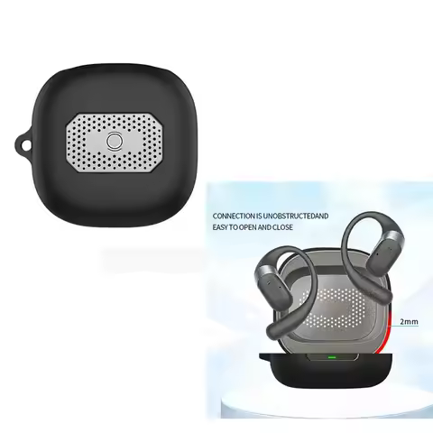 ​Headphone Protective Case for Shokz OpenFit 2 Ai T922 Earphone Shockproof Dustproof Silicone Cover 