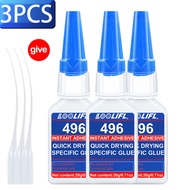 496 Multi-Purpose Super Glue Cyanoacrylate Adhesive 20g Instant Fast Adhesive Rubber Wood Glass Stro