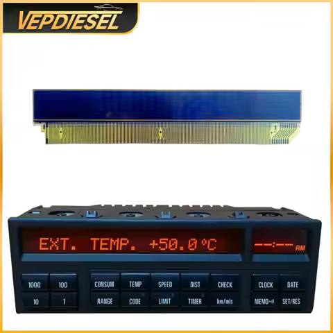 18 Button OBC Dashboard LCD Display Screen 62138354162 for BMW E31 8-Series 830i 840i 840ci 850i 850