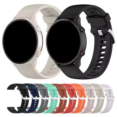 22mm Silicone Strap For Xiaomi Watch Color Sport/Color 2/S4 S3 S2 Replacement Watch Band for YAMAY S