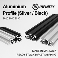 Ready Stock✨ Aluminium Profile 2020 2040 3030 Silver / Black