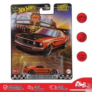 Hot Wheels Premium Boulevard 69 Ford Mustang Boss 302 Orange