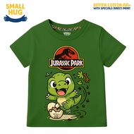 HIJAU SMALL HUG KIDS - JURASSIC PARK ESCAPE GREEN Boys' T-Shirt Top 2-10 Years
