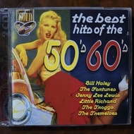Music CD Original THE BEST HITS OF THE 50's 60's contains 2 pieces