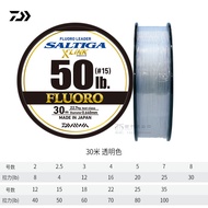 DAIWA SALTIGA FLUORO น้ำหนักเบา ความแข็งแรงสูง เข็มขัดคาร์บอนสำหรับตกปลา สายคาร์บอนสำหรับตกปลาในทะเล