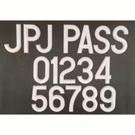 🔥READY STOCK🔥BUAT SIAP🔥C70 Flat JPJ Number Plate Kereta/Standard Size JPJ