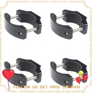 4X 360 Degree Bicycle Motorcycle Handlebar Clip Mount Pipe Clamp Bracket for GOPRO 9 / 8 for Insta360 ONE X