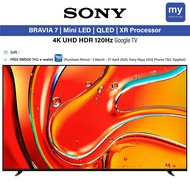 Sony Bravia 7 65 75 Inch 4K UHD HDR 120Hz Gaming Mini LED Qled Google TV K-65XR70 K-75XR70 K65XR70 K