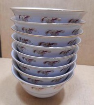 早期大同瓷碗 醬料碗 小湯碗- 直徑9.5公分 -8 個合售