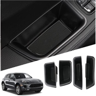 for Macan Accessories 2015+ Porsche Macan Door Storage Box 2015-2025 Porsche Macan Door Tray Organiz