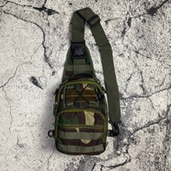 LOKAL Tactical Sling Bag Army Camouflage Sling Bag US Tactical Local Army Waistbag Bag