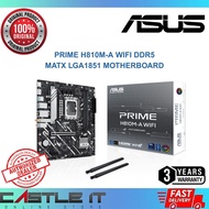 ASUS PRIME H810M-A WIFI DDR5 mATX LGA1851 Motherboard Support Intel Core Ultra 200 Series WiFi6