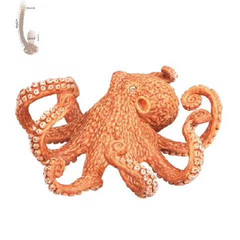 2in1 Octopus Tentacle Dark Glowing Dildo for Woman Double Stimulation Butt Plug with Suction Cup Fem