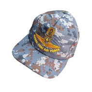 Air Force Cap Embroidered With Beautiful Face Pattern