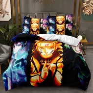 XY ST2 Uzumaki Naruto 3in1 Bedding Set Bed Sheet Quilt Cover Home Bedroom Washable Dormitory Suit TS
