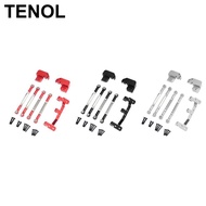 [TENOL] RC Car Axle Rod RC Axle Mount Rod RC Crawler Axle Upgrade Kit Metal Axle Replacement Aluminu