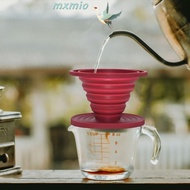 MXMIO Coffee Funnel Cone Collapsible Coffee Tool Kitchen Accessories Silicone Home Coffee Dripper Filter