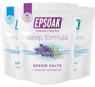 Epsom Salt Ultimate Bath Soak Bundle (6 lbs. Total) – Sleep Formula Bath Salt, Muscle Soak Bath Salt