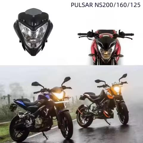 Motorcycle Headlight For BAJAJ PULSAR 150 200 Assembly Headlamp With Fairing PULSAR150 PULSAR200 Mot