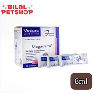 Virbac Megaderm Dog & Cat Vitamins Per Sachet 8ml Fur Skin ED JULY 2026