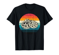 Retro Vintage Hognose Snake with Sunglasses Herpetology T-Shirt