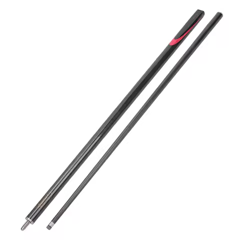 Black Mesh Carbon Portable Billiard Pool Cues Lightweight Snooker Cues Stick for Billiard Snooker Pl
