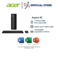 ACER ASPIRE XC-1860-225W11B DESKTOP PC ( CU5-225 16GD5 1024SSD / W11H / OFFICE OPI )