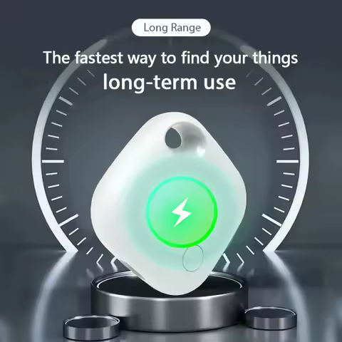 Recharageable GPS Tracker for iPhones Tag Work With Apple Find My Key Finder Pet Locator Luggage Bag