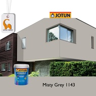 1143 Misty Grey 5L Jotun Jotashield Antifade Colours Outdoor Wall Paint Anti Algae &amp; Anti Fungal Cat Dinding Luar Rumah