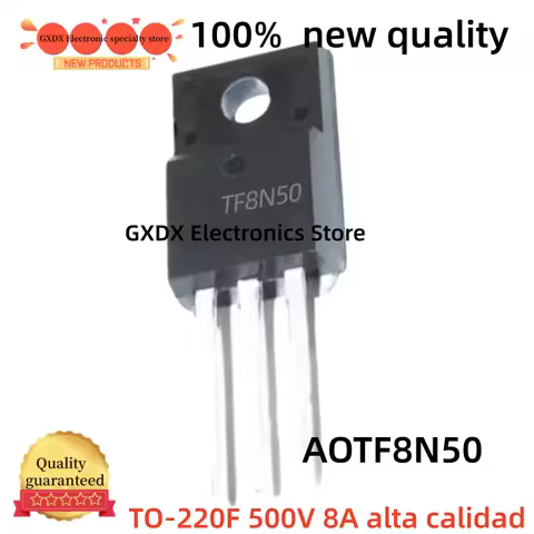 10-20-30-40-50pcs 100% new TF8N50 AOTF8N50 TO-220F 500V 8A high quality