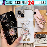Iphone 7 8 SE 2020 X Xs Xs Max 11 Pro 12 Pro 12 Pro Max bear stand case