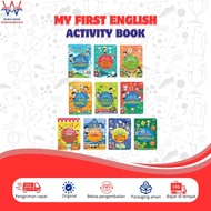 MY FIRST ENGLISH ACTIVITY BOOK: 10 Titles in 1 package - Greetings & Colors, Let's Learn Alphabet an