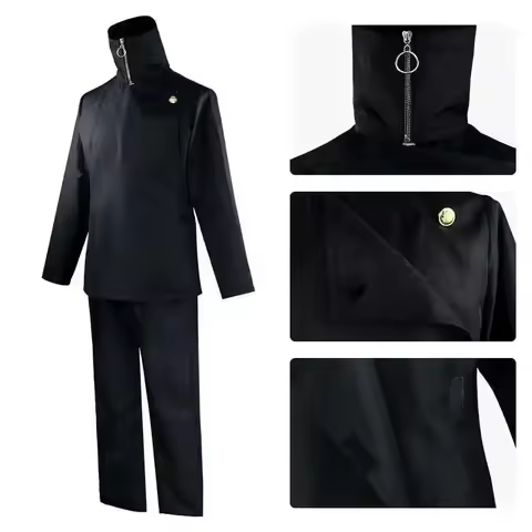 2026 New Anime School Top Kaisen Tatoo Pants Jujutsu Uniform Party Costume Inumaki Halloween Toge Wi