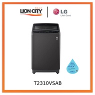 LG T2310VSAB 10kg Smart Inverter Top Load Washing Machine in Middle Black